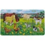 Puzzle tip rama animale pe pajiste 15 piese